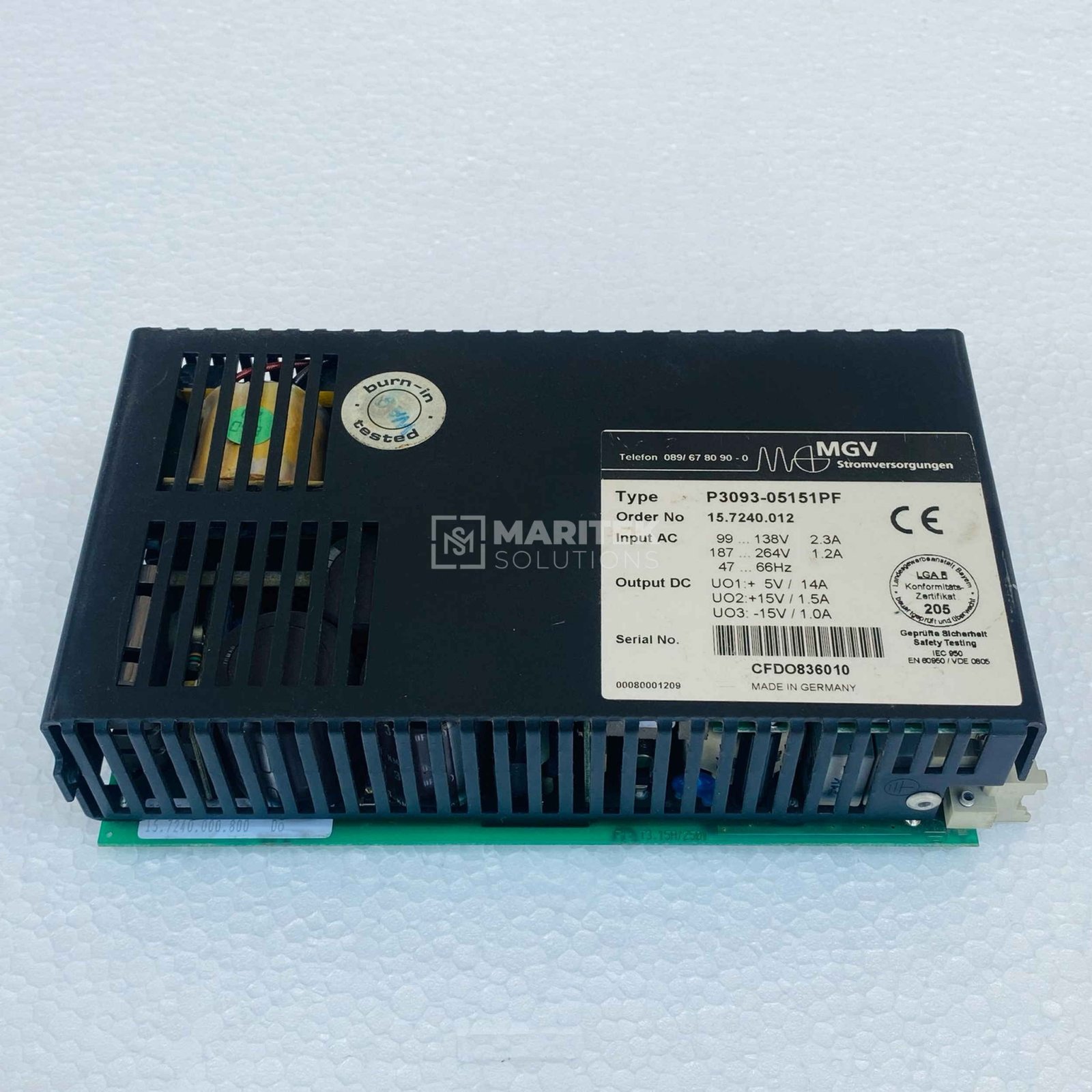 MGV Stromversorgungen P3093-05151PF Switching power supply