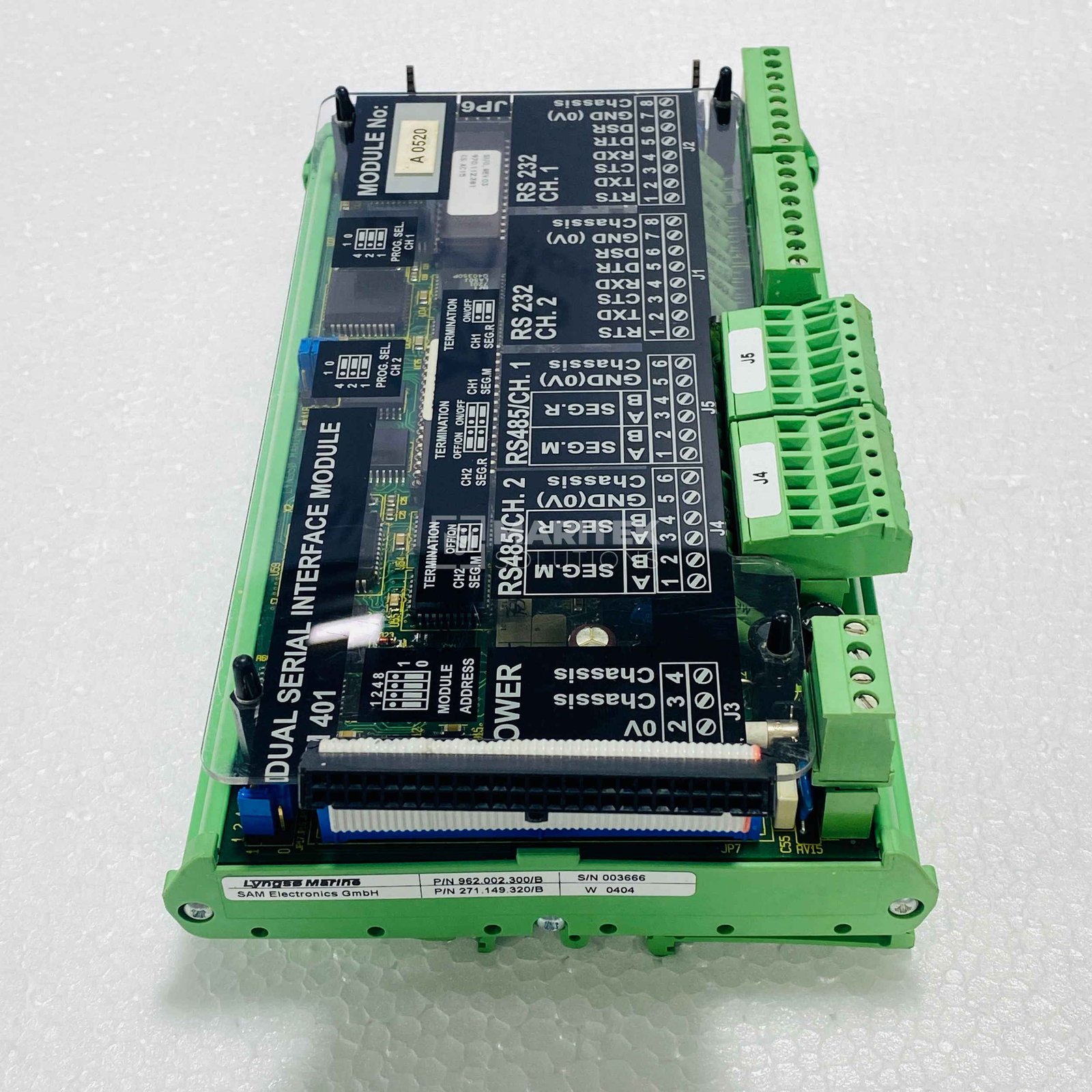 4. SIM 401 (4) Lyngsø Marine SIM401 Dual serial interface module (962.002.300/B)