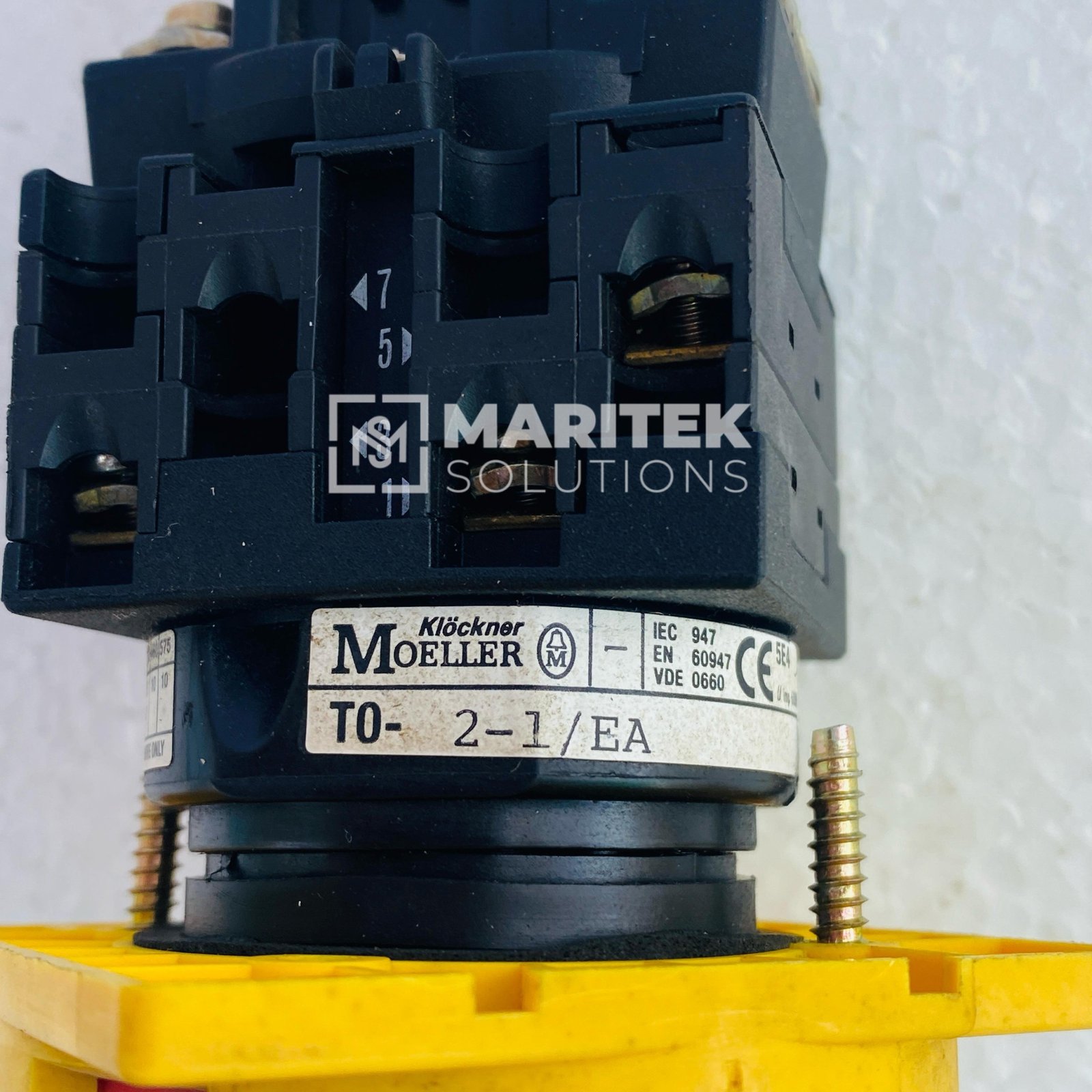 42. 2-1EA (5) Klockner Moeller 2-1/EA Rotary cam switch
