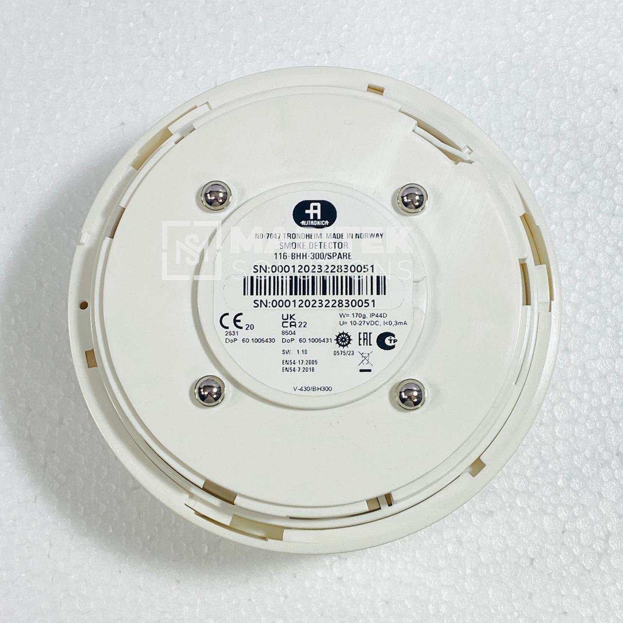 5. BHH-300Spare (New) (4) Autronica BHH-300/SPARE Smoke detector
