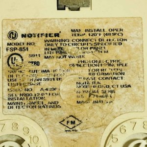 Notifier FSP-851 Smoke-automatic fire detector head