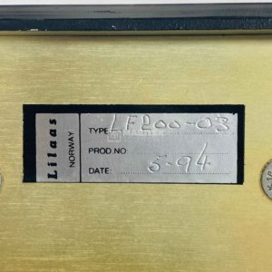Lilaas LF200-03 Marine RPM indicator