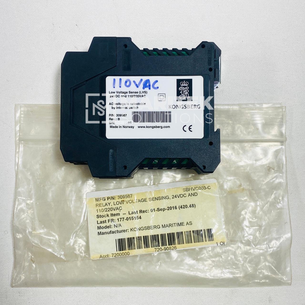 Kongsberg 309567 Low Voltage Sense module