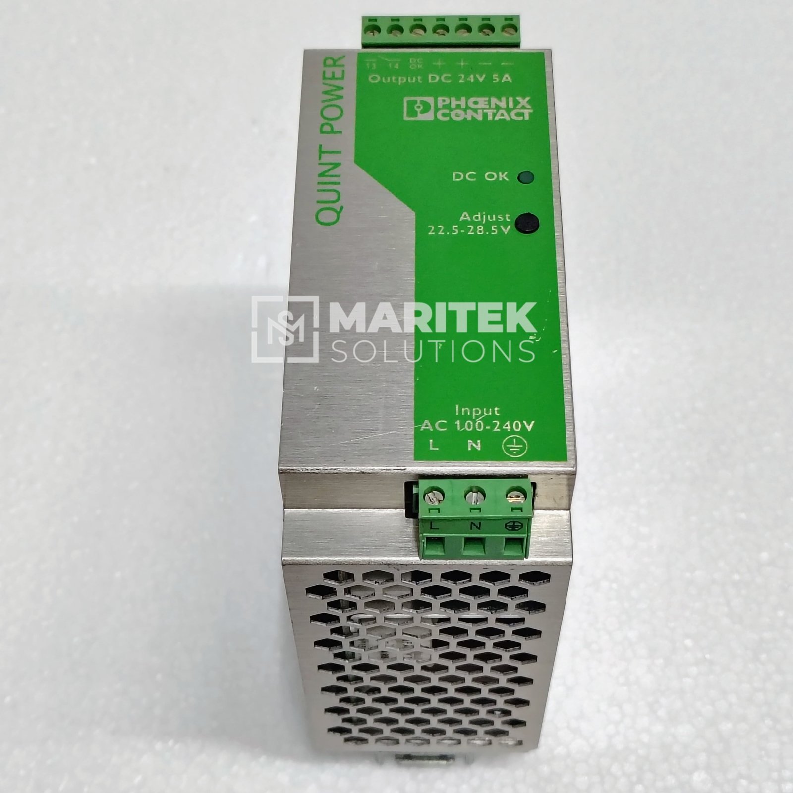 5. QUINT-PS-100-240AC – 24DC – 5 (7) Phoenix Contact QUINT-PS-100-240AC/24DC/5 POWER DIN rail power supply unit (2938581)