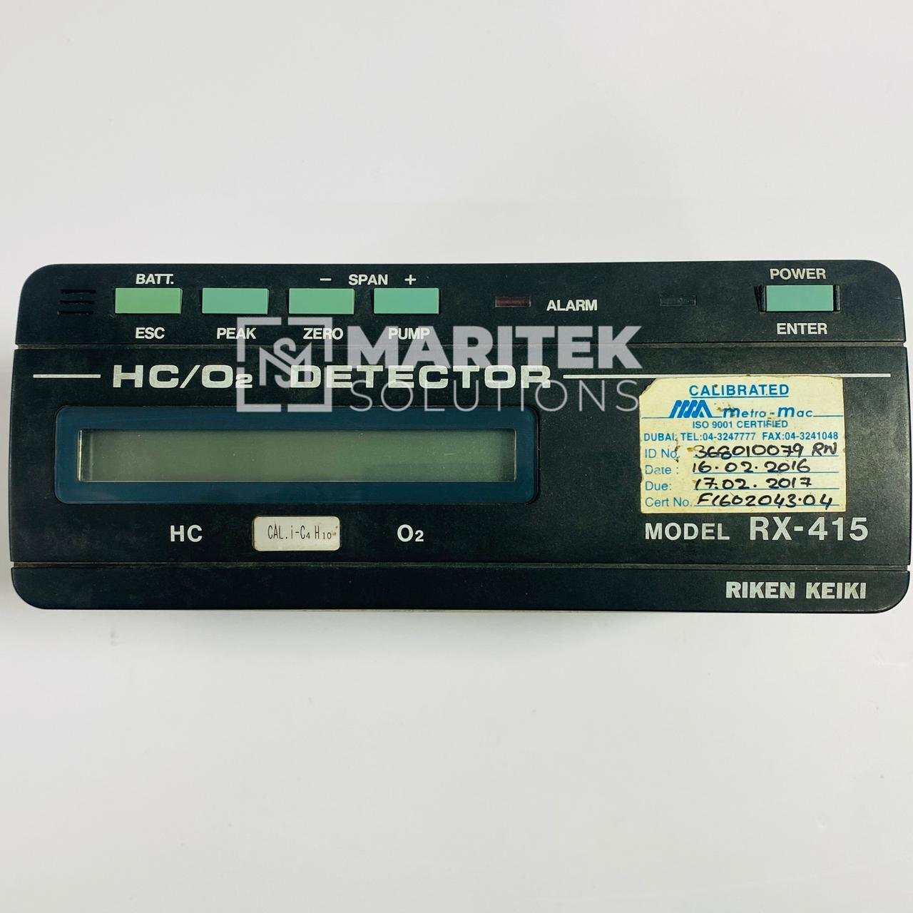 5. RX-415 (4) Riken Keiki RX-415 Portable Gas detector