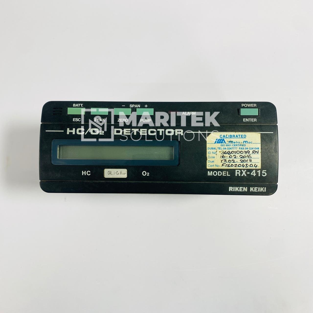 5. RX-415 (5) Riken Keiki RX-415 Portable Gas detector