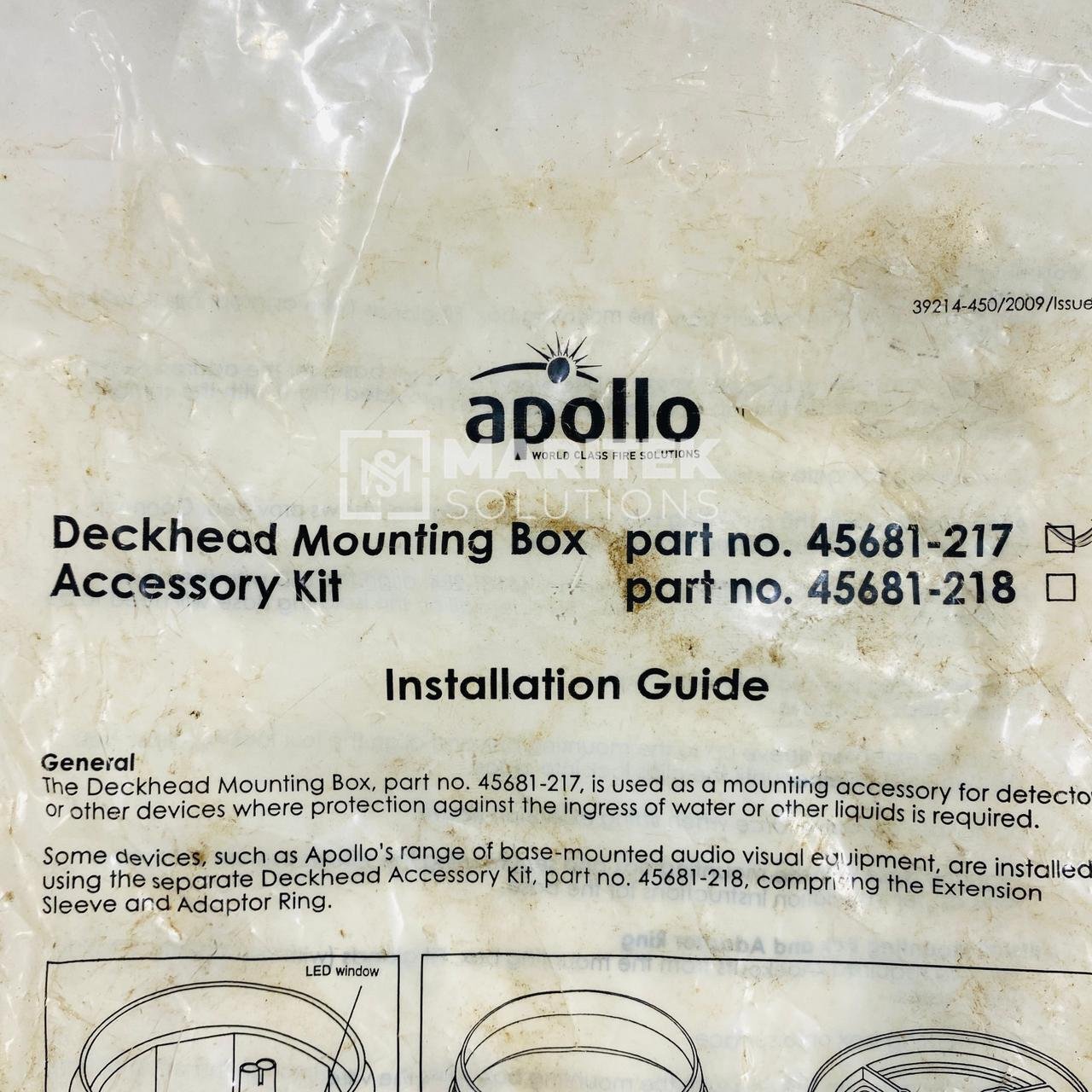 6. 38531-931 (New) (1) Apollo 38531-931 Deckhead Mounting Box