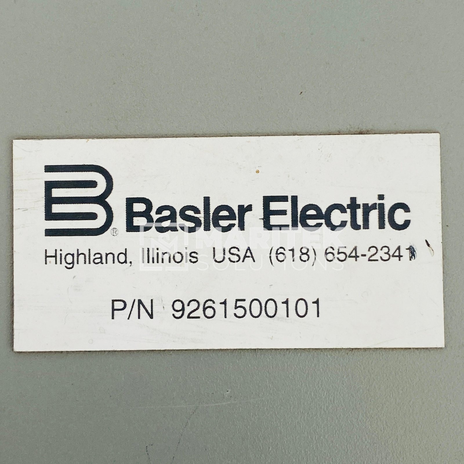 6. 9261500101 (4) Basler Electric 9261500101 Radio Frequency Interface Unit