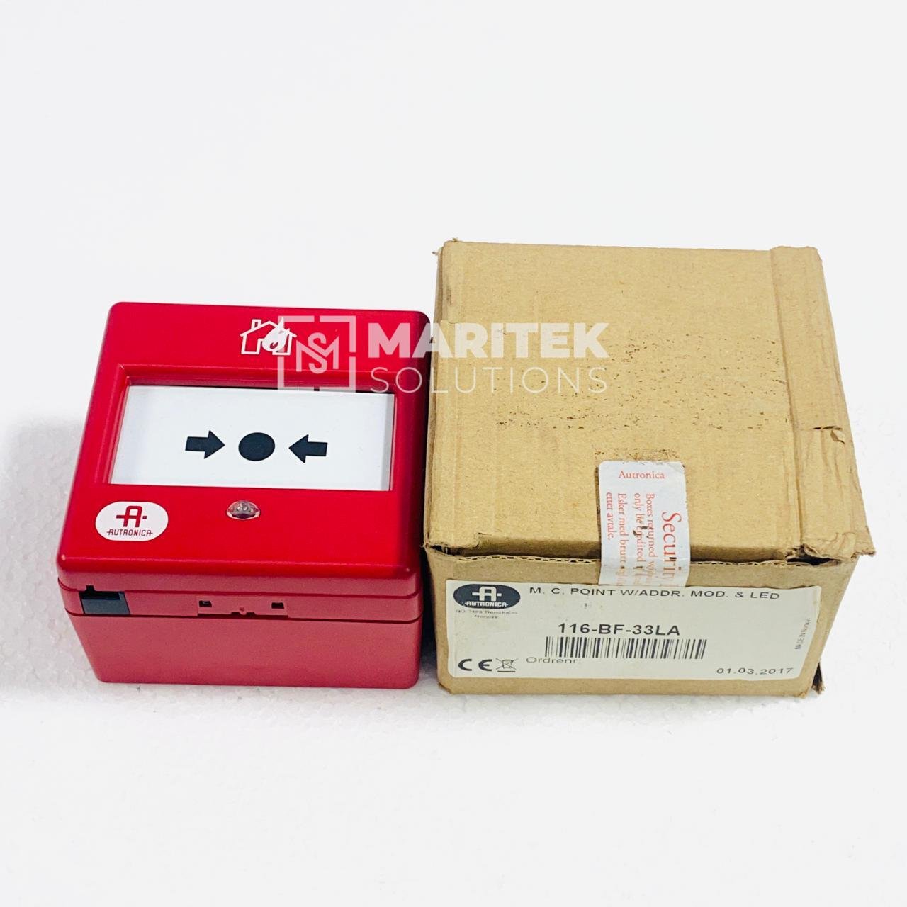 6. BF-33LA (New) (5) Autronica BF-33LA Addressable Manual Call Point