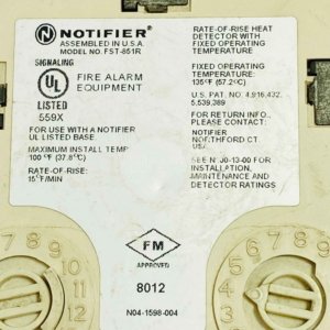 Notifier FST-851R Heat detector