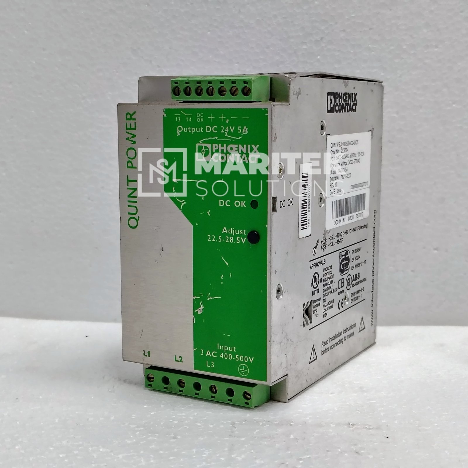 Phoenix Contact QUINT-PS-3×400-500AC/24DC/5 Buffer module (2938594)