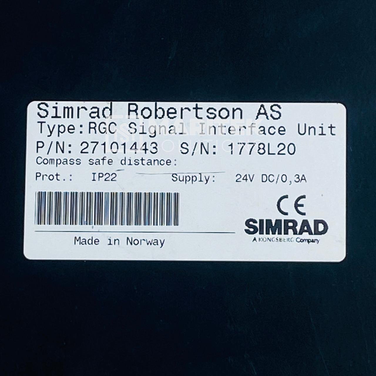 6. RGC (4) Simrad Robertson RGC (27101443) Signal Interface Unit