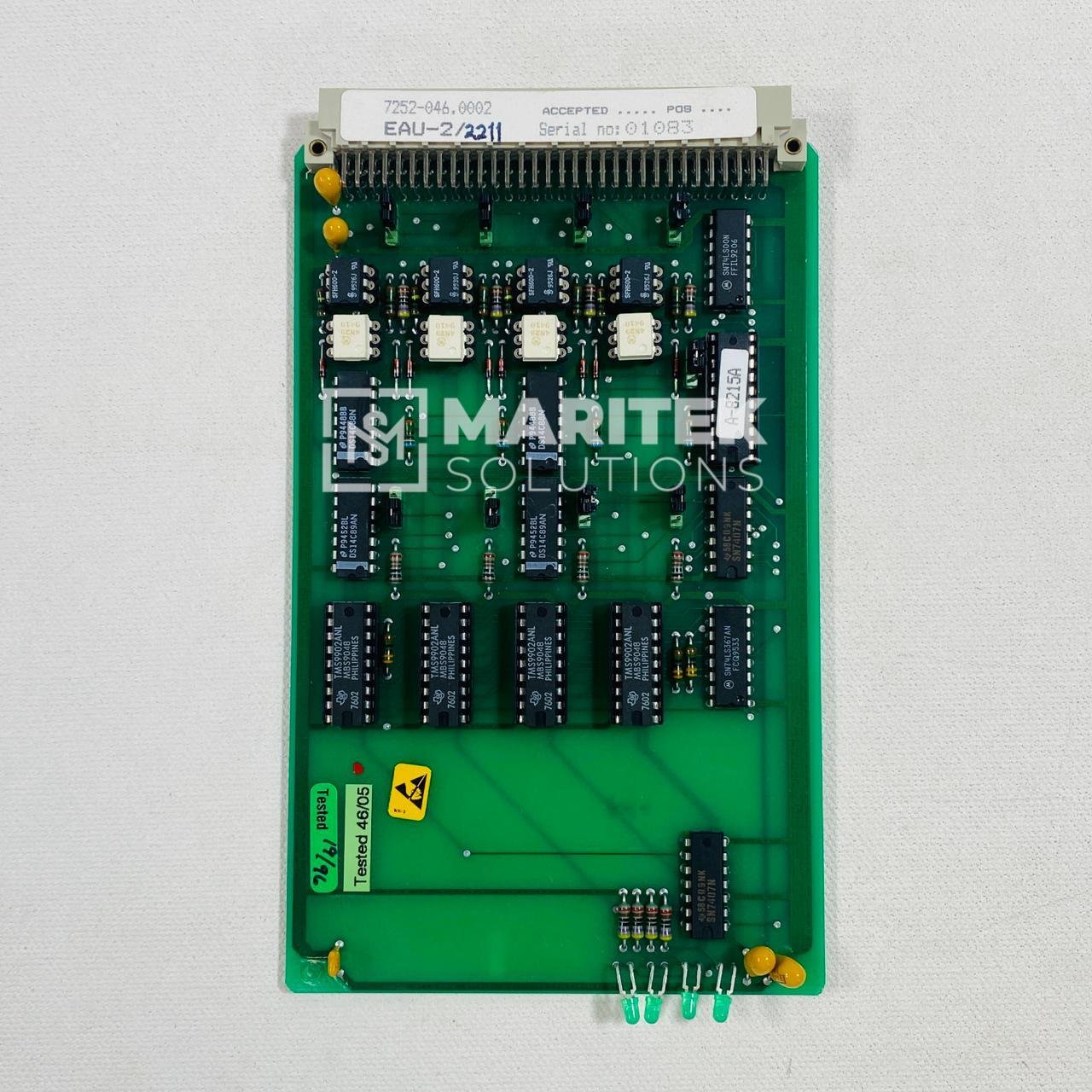 7. EAU-2-2211 (4) Kongsberg Autronica EAU-2/2211 (7252-046.0002) PCB Card