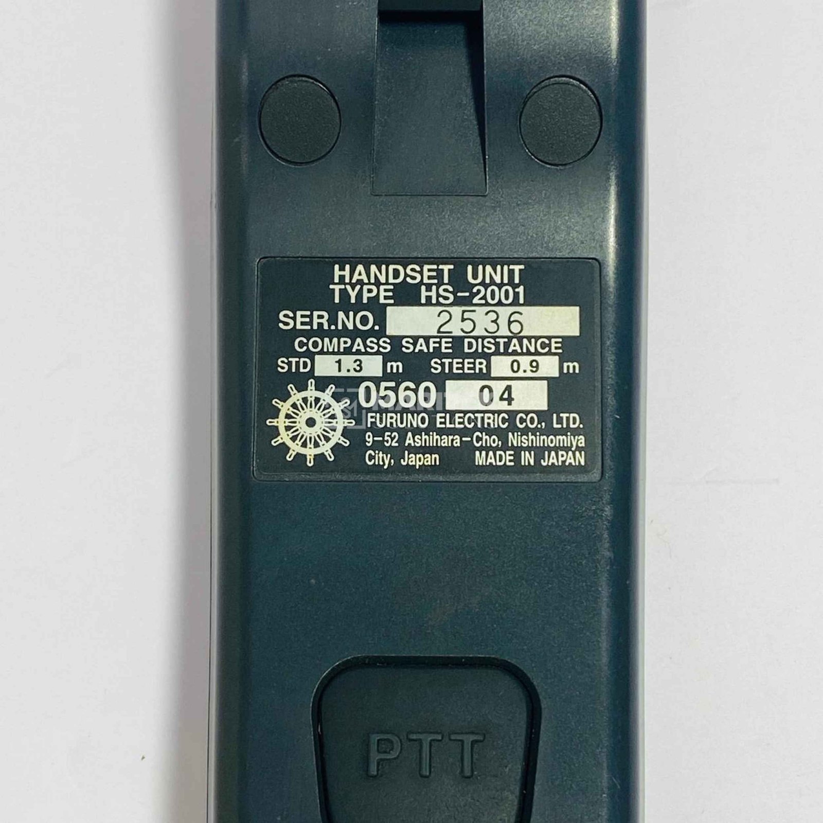 7. HS-2001 (2) Furuno HS-2001 Handset unit