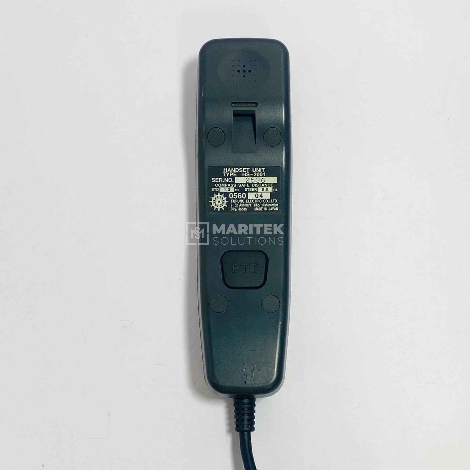 7. HS-2001 (3) Furuno HS-2001 Handset unit