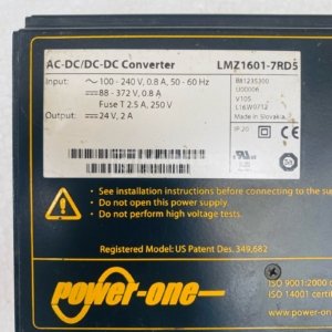 Power-One LMZ1601-7RD5 AC-DC/DC-DC Converter