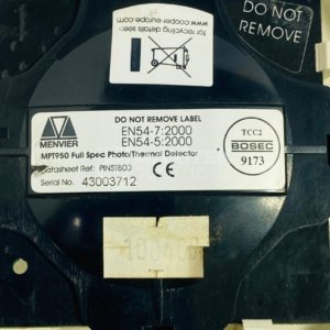 Menvier MPT950 Photoelectric/thermal fire detector