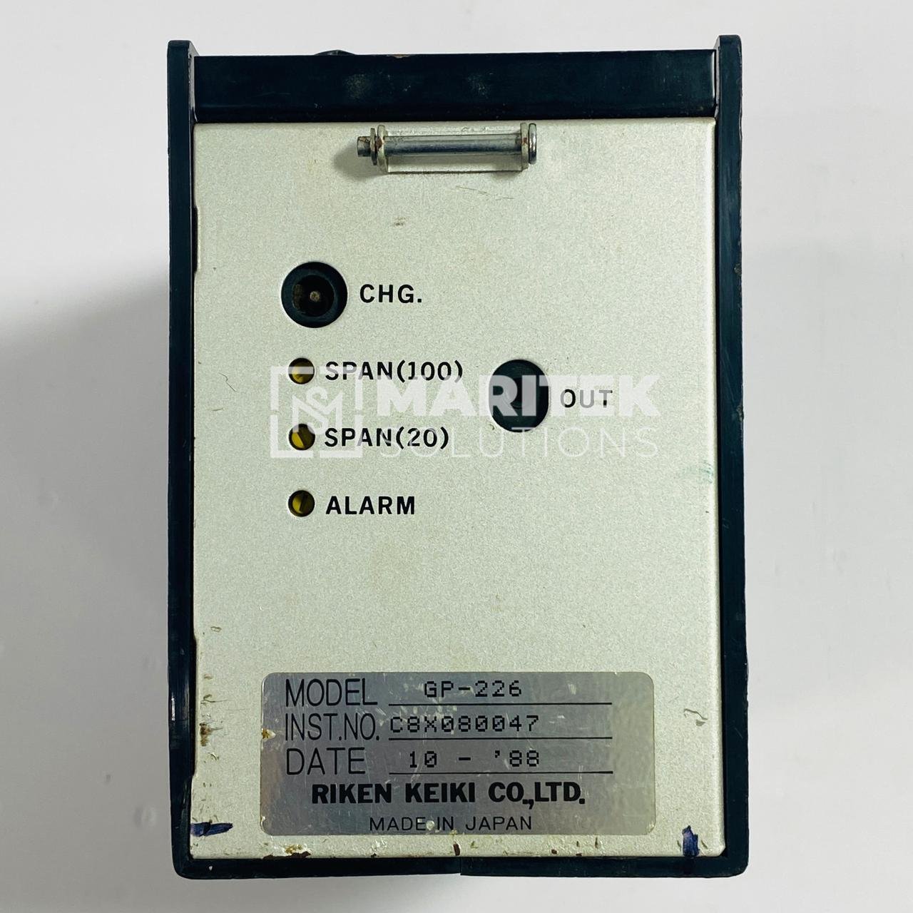 8. GP-226 (4) Riken Keiki GP-226 Combustible gas detector