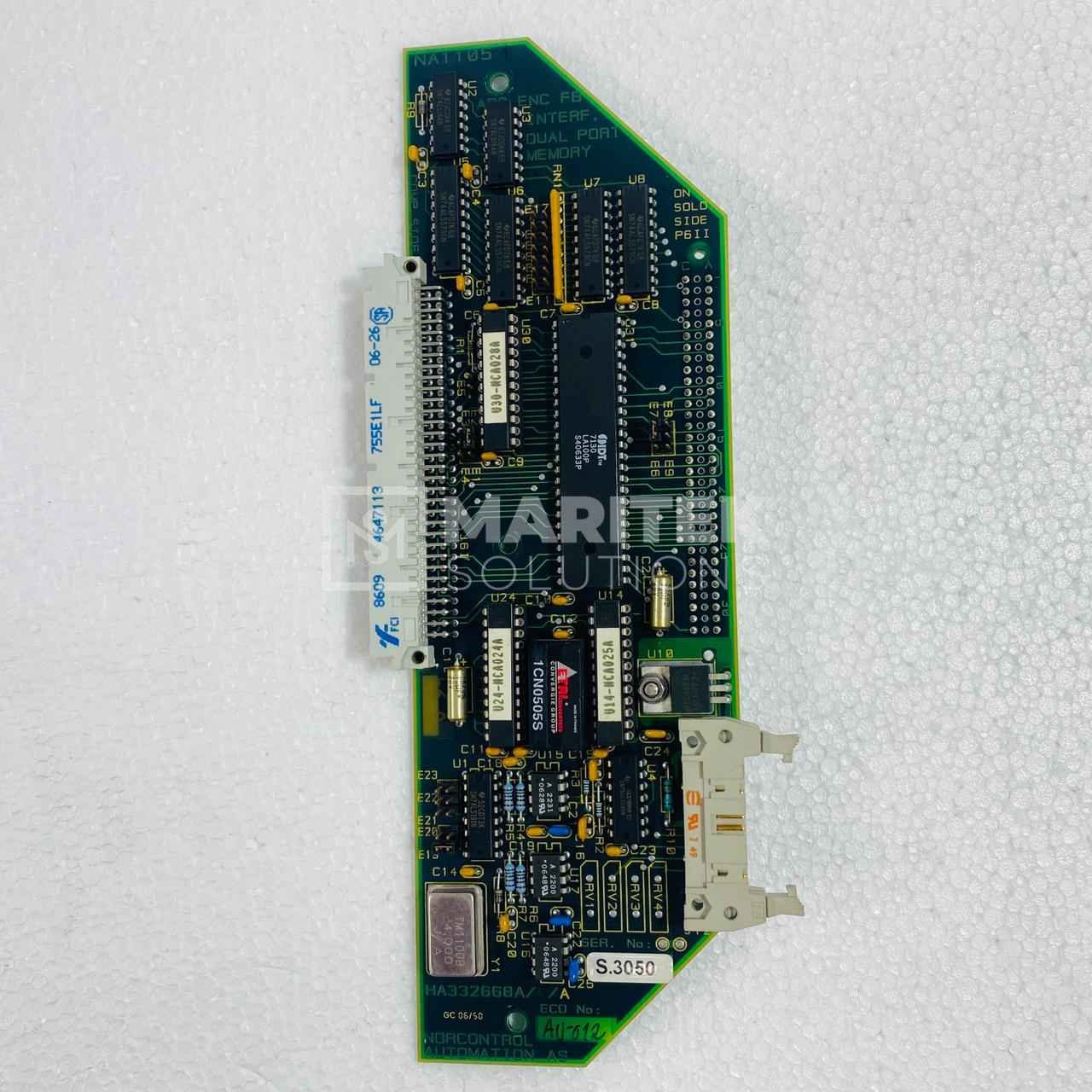 8. NA1105.1 (1) Nor control NA1105.1 Interface Dual Port Memory board