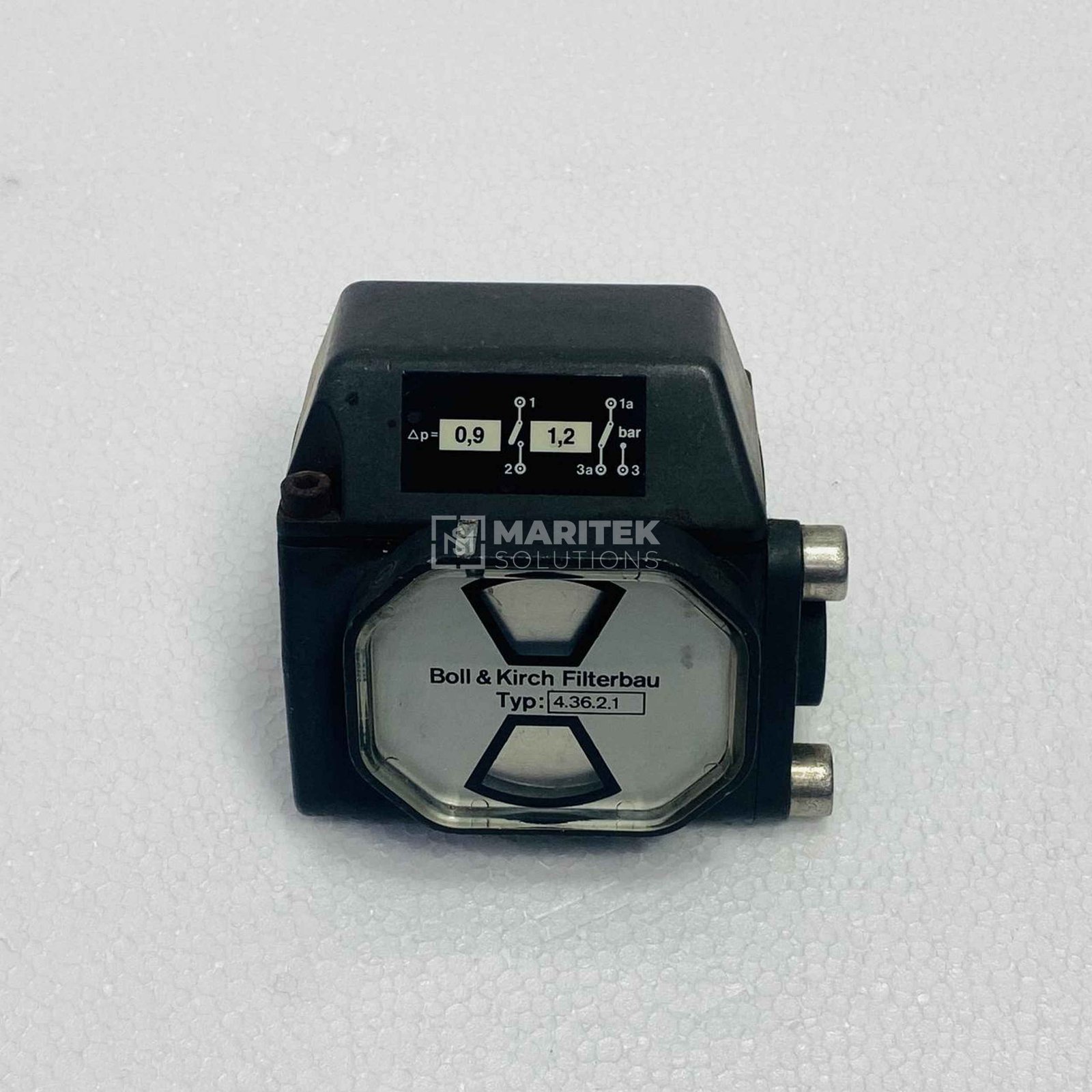 Boll & Kirch Filterbau 4.36.2 Differential pressure indicator (RANGE 0,9 TO 1,2 BAR)