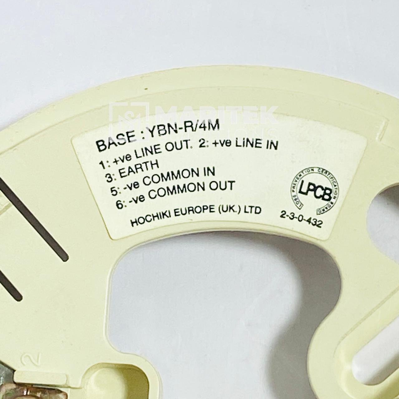 9. YBN-R4M (New) (5) Hochiki YBN-R/4M Conventional detector mounting base