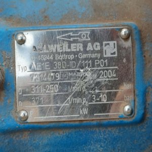 Allweiler AG AE1E 380-ID/111 P01 Pump (7214479 )