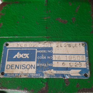 Abex Denison T3CB0220062L24A1 Hydraulic vane pump
