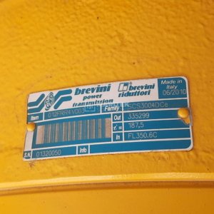 Brevini 012FRR4V003 Hydraulic swing motor and gearbox assembly