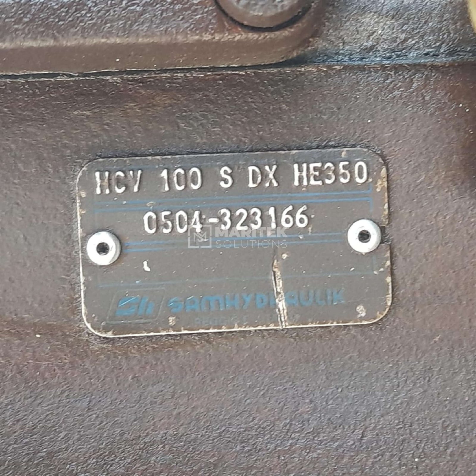 #H063_SAM HYDRAULIC _HCV100 SDX HE350 (0504-323166)(2) Sam Hydraulik HCV 100 SDX Hydraulic pump (0504-323166)