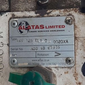 Alatas A4V125EL10R0020XA Hydraulic pump
