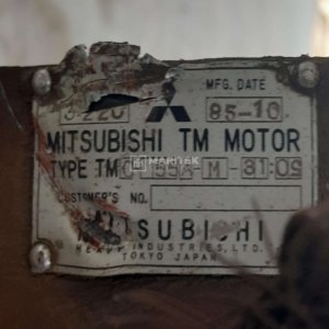 Mitsubishi TMC -55A-M-31-05 Heavy Industries hydraulic motor plate