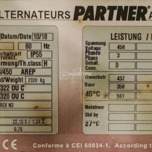 Leroy Somer H49.1L6 C 6S/4 Alternator