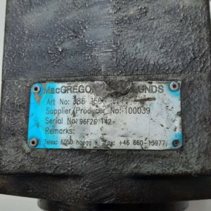 Macgregor Hagglunds 3883596801 Hydraulic pump