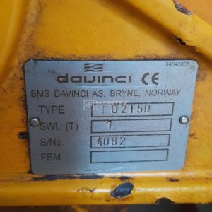 BMS Davinci ST 02T5D lifting gear