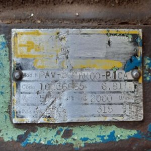 Parker PAV-50 RK00-P1CA Hydraulic variable piston pump
