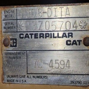 Caterpillar 3508B Generator set