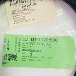 Kongsberg GT-1170/500 Mantle cable