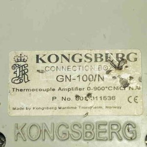 Kongsberg GN-100/N Thermocouple amplifier and connection box