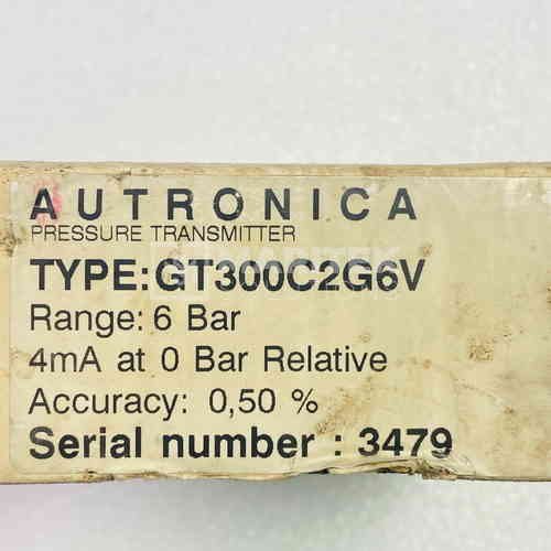 16. GT300C2G6V (5) Autronica GT300C2G6V Pressure transmitter