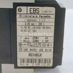 Schiele EBS Timetron flashing relay