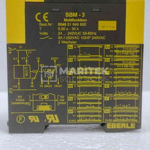 24. SBM-3 (5) Eberle SBM-3 Multifunction time relay