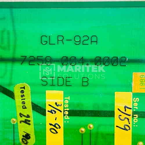 25. GLR-92A (3) Autronica GLR-92A Parallel interface instrument board (7258-004.0002)