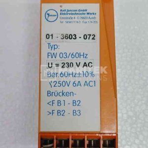Rolf Janssen GmbH FW03/60Hz Relay