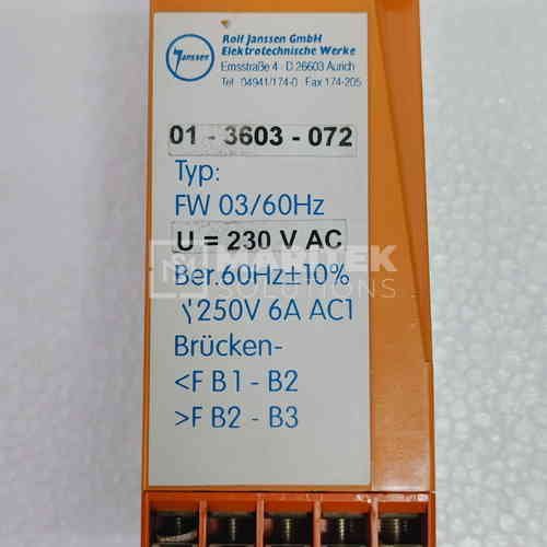 27. FW 0360Hz (5) Rolf Janssen GmbH FW03/60Hz Relay