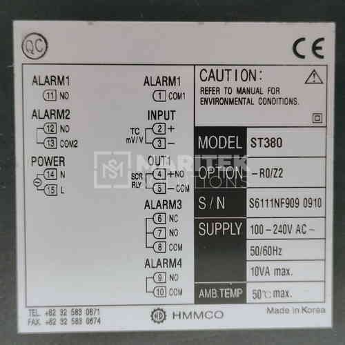 3. ST380 (1) HMMCO ST380 Digital temperature controller