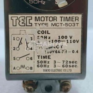 Tokyo Electric MCT-503T Motor Time
