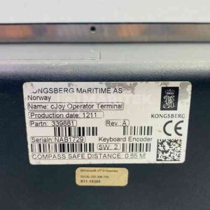 Kongsberg Maritime AS 339881 cJoy Operator Terminal