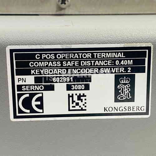 36. 602991 (3) Kongsberg 602991 cPos / cJoy Operator Terminal