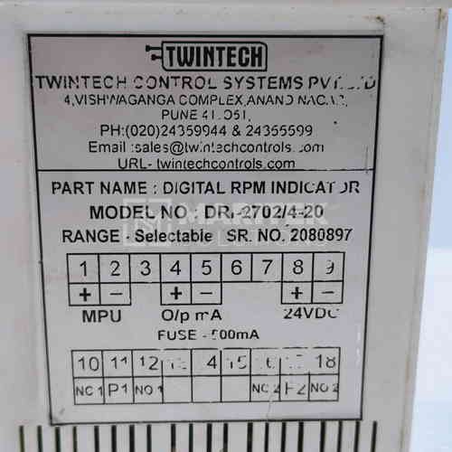 36. DRI-27024-20 (5) Twintech DR-27024-20 Digital RPM Indicator