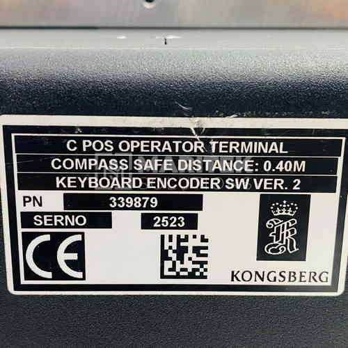 37. 339879 (2) Kongsberg 339879 C POS Operator Terminal